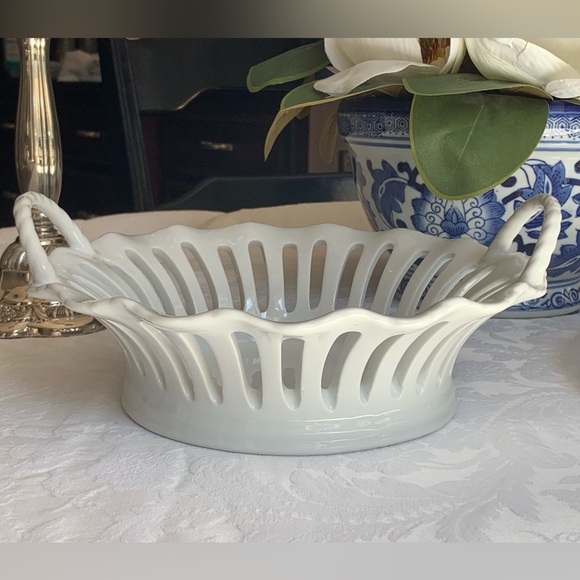 Godinger Porcelain Basket - Picture 12 of 13